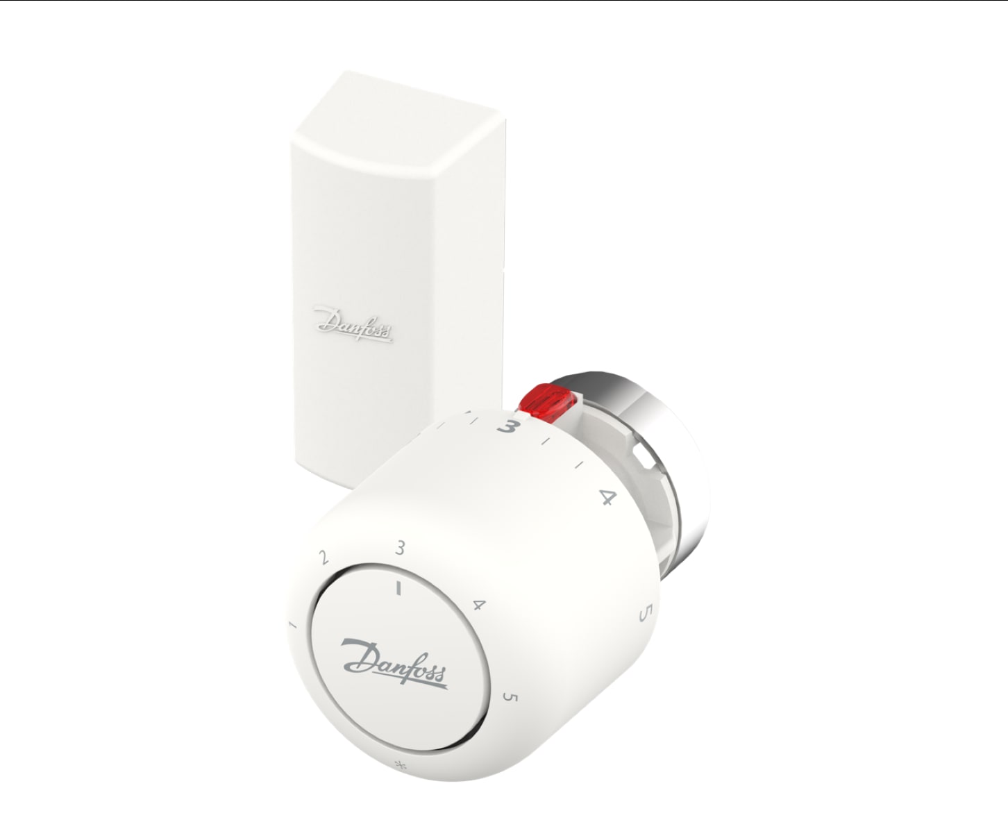 Danfoss Aero RA/V Radiatortermostat 0-2m 7-26°C - RSK 6676014
