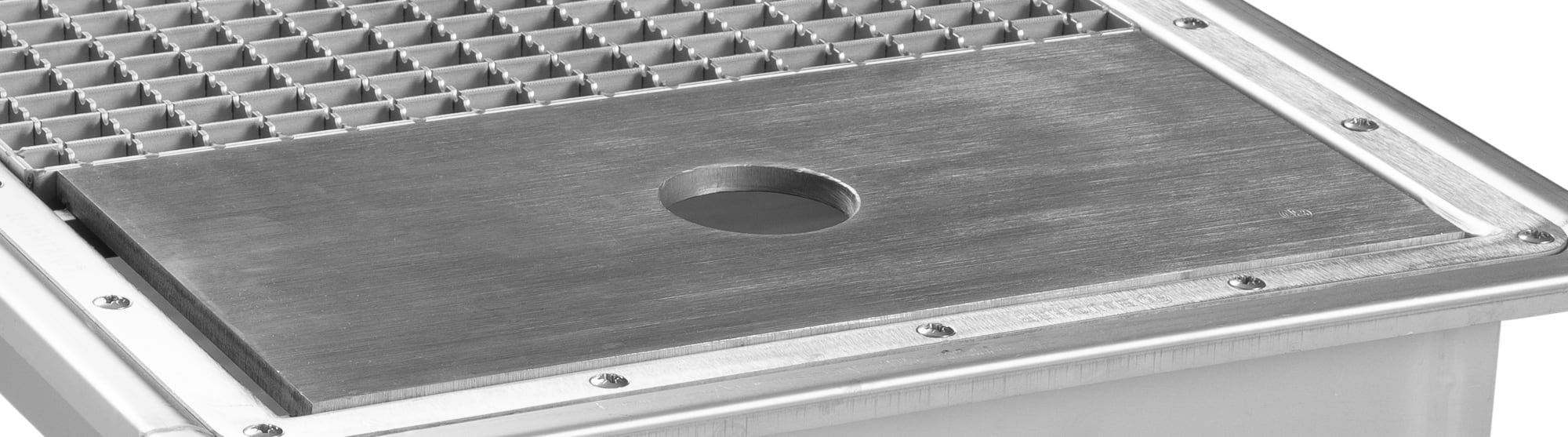 Blücher Rostfritt Stålgaller 395x199mm - Städrumsbrunn - RSK 7129820