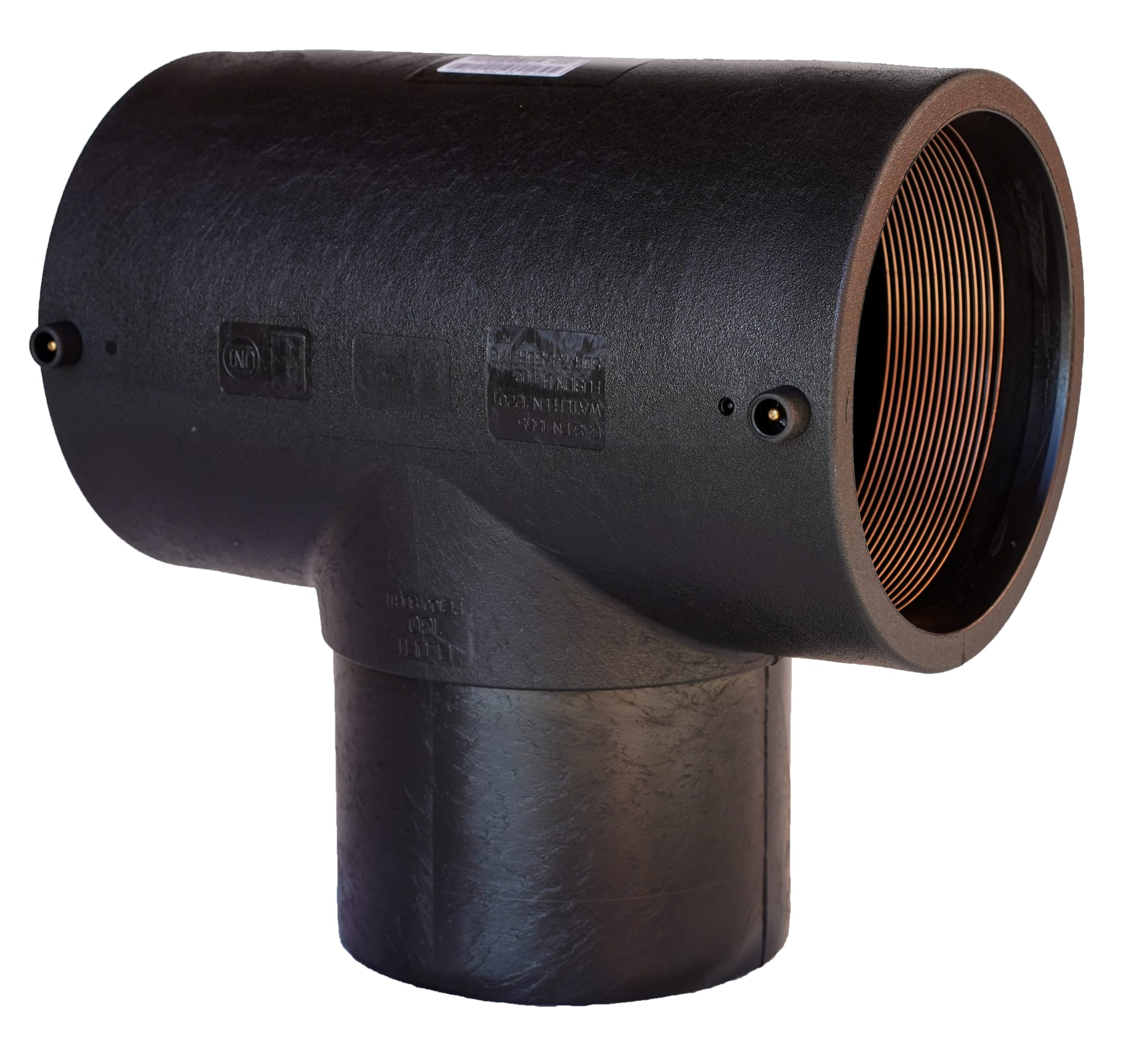Elsvets T-rör 125mm Svart Elofit RSK 2428079 | VVSOutlet