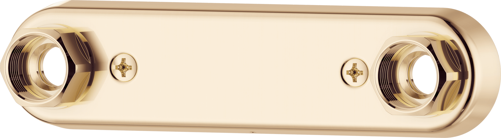 Blandarfäste PEX16 för dold rördragning, polerad mässing, FM Mattsson AB