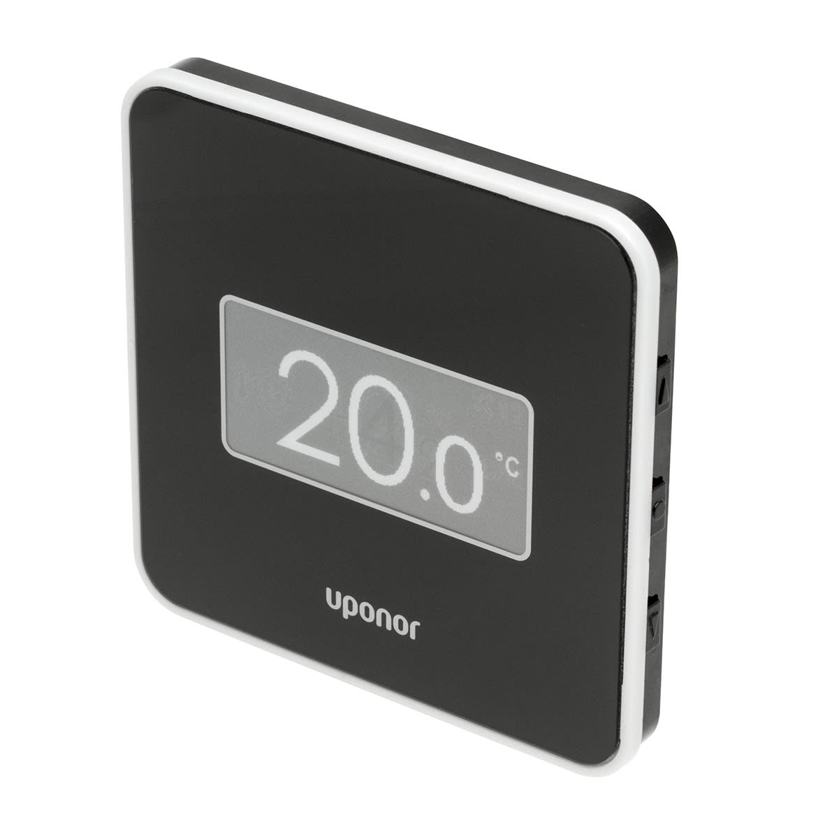 Uponor Smatrix Wave T-169 Trådlös Rumstermostat med RH-givare, svart RAL9004