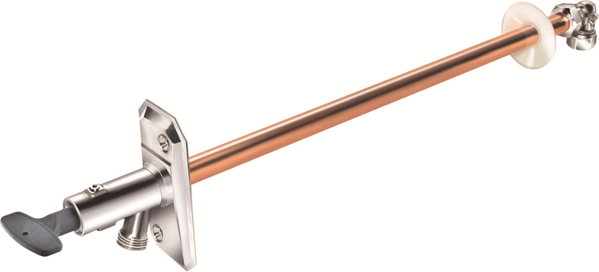 Vatette Vattenutkastare 1000 mm - Självdränerande Utomhuskran med Nyckel