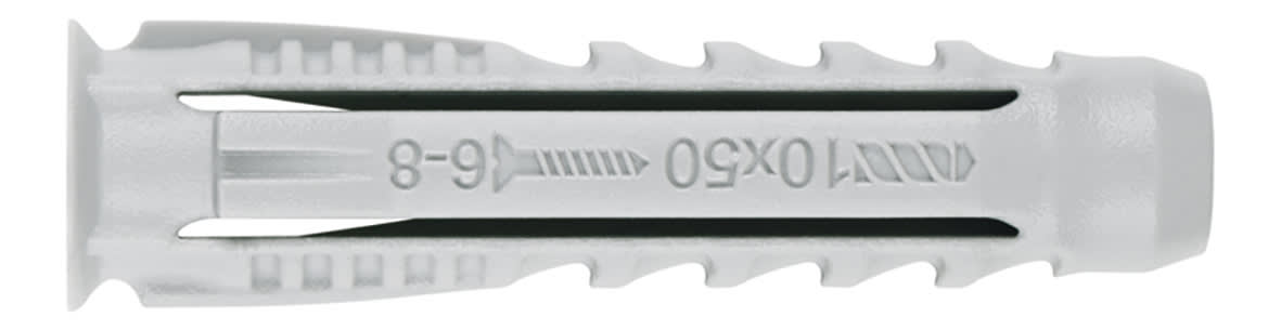 Novipro NP UNIVERSALPLUGG 10X50 Nylonplugg med 4-vägsexpansion RSK 4450024