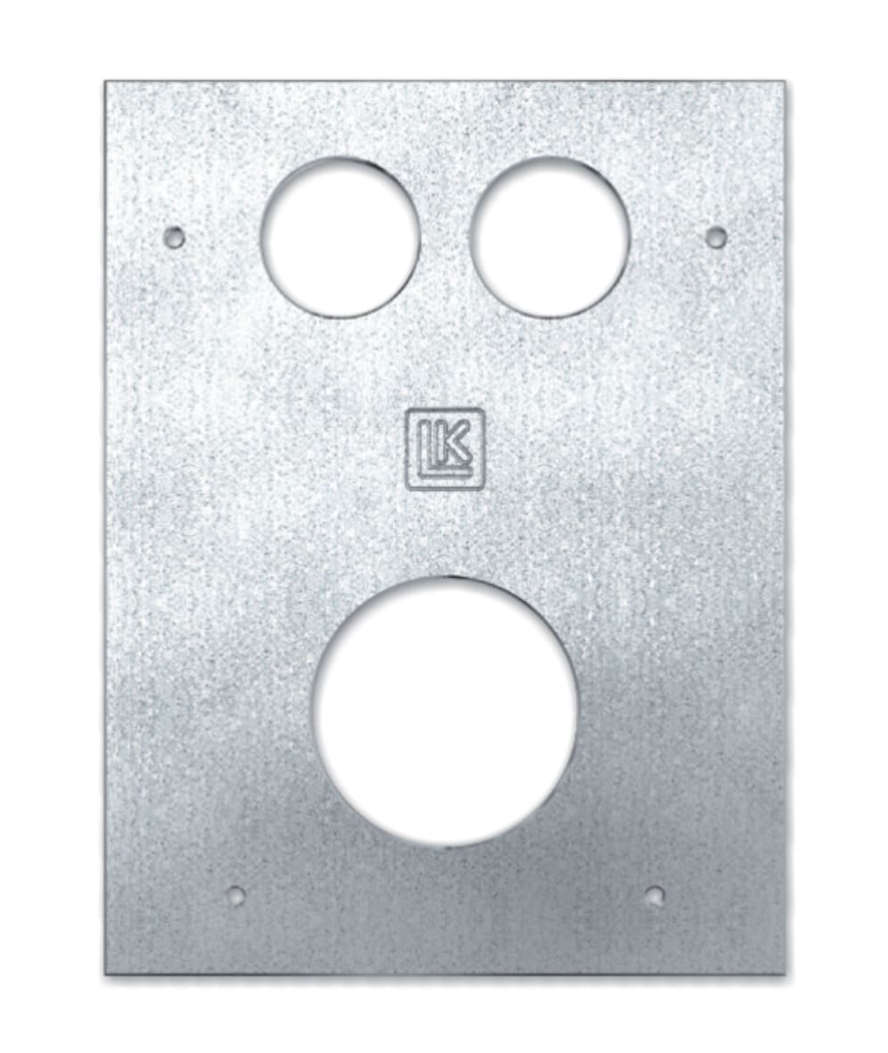 Avloppsfixtur c/c 40 för väggbockstöd, stål, LK Systems AB