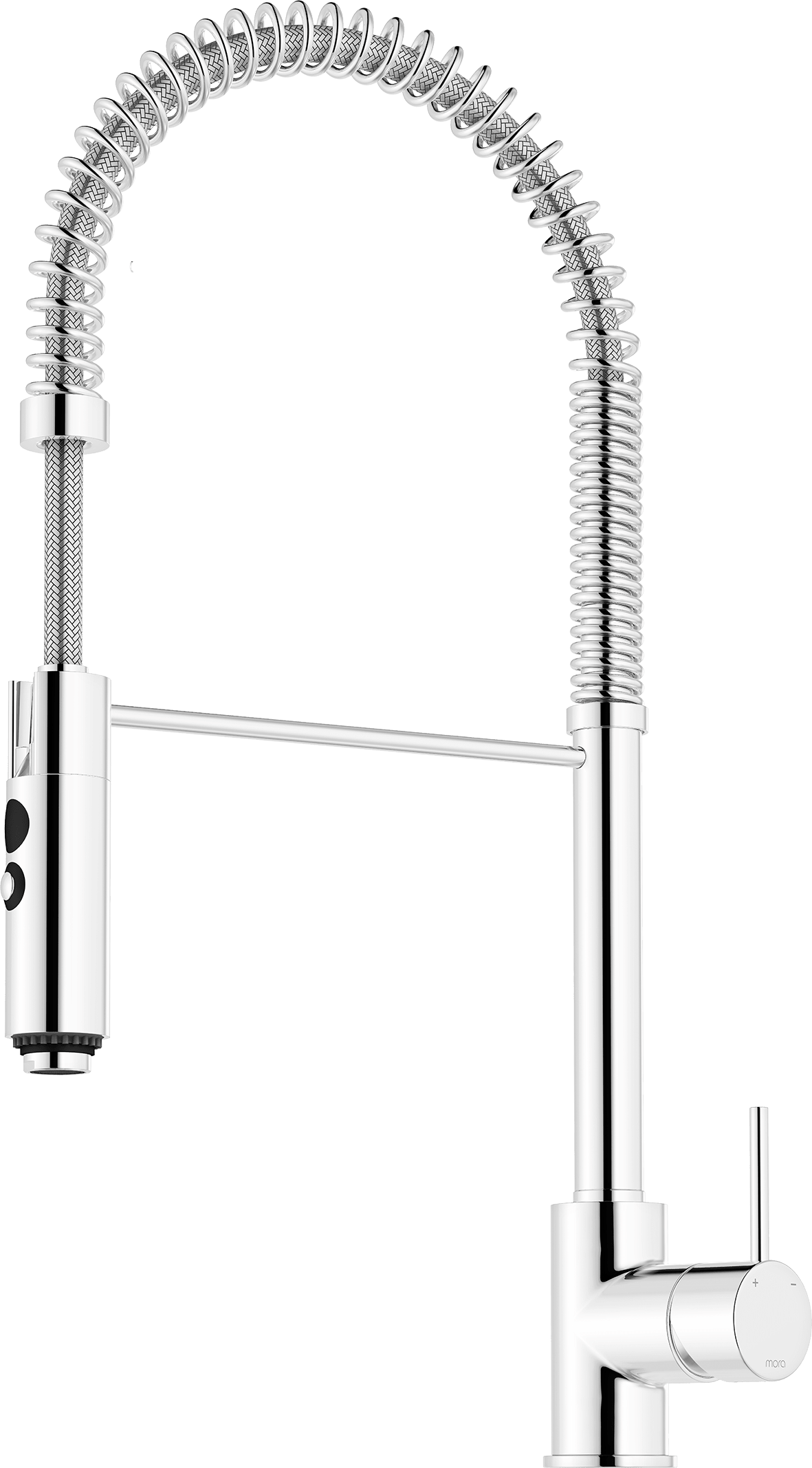 MORA IZZY Miniprofi Köksblandare med Förspolningsanordning, Krom