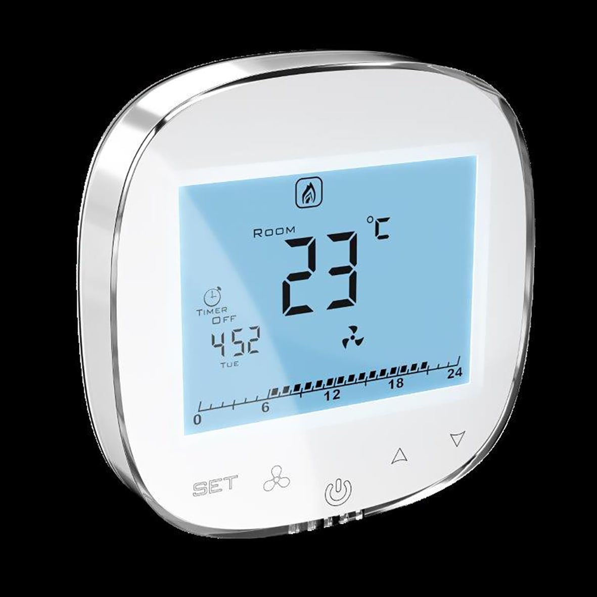 ALTECH Kontrollenhet EC för Fläktluftvärmare med Digital Display