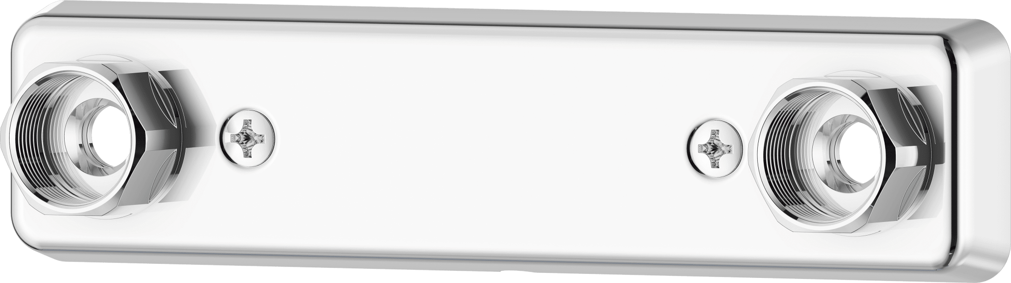 Blandarfäste 160 c/c för dold rördragning, förkromad mässing, FM Mattsson