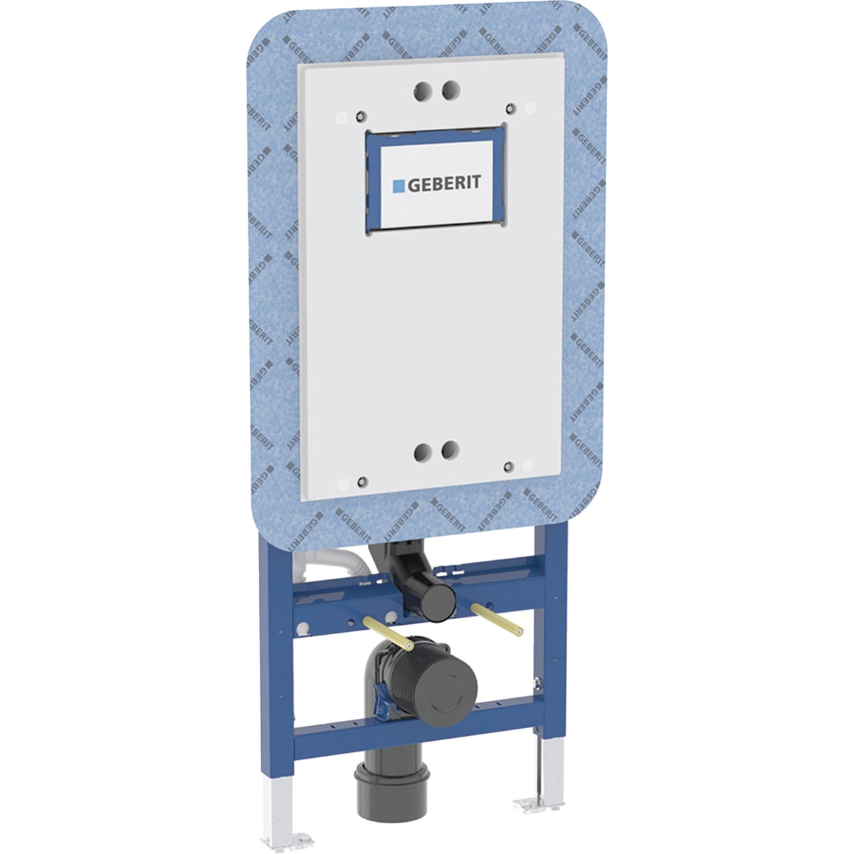 Geberit Sigma WC-fixtur med inbyggnadscistern 12 cm H120 cm blå/flerfärgad