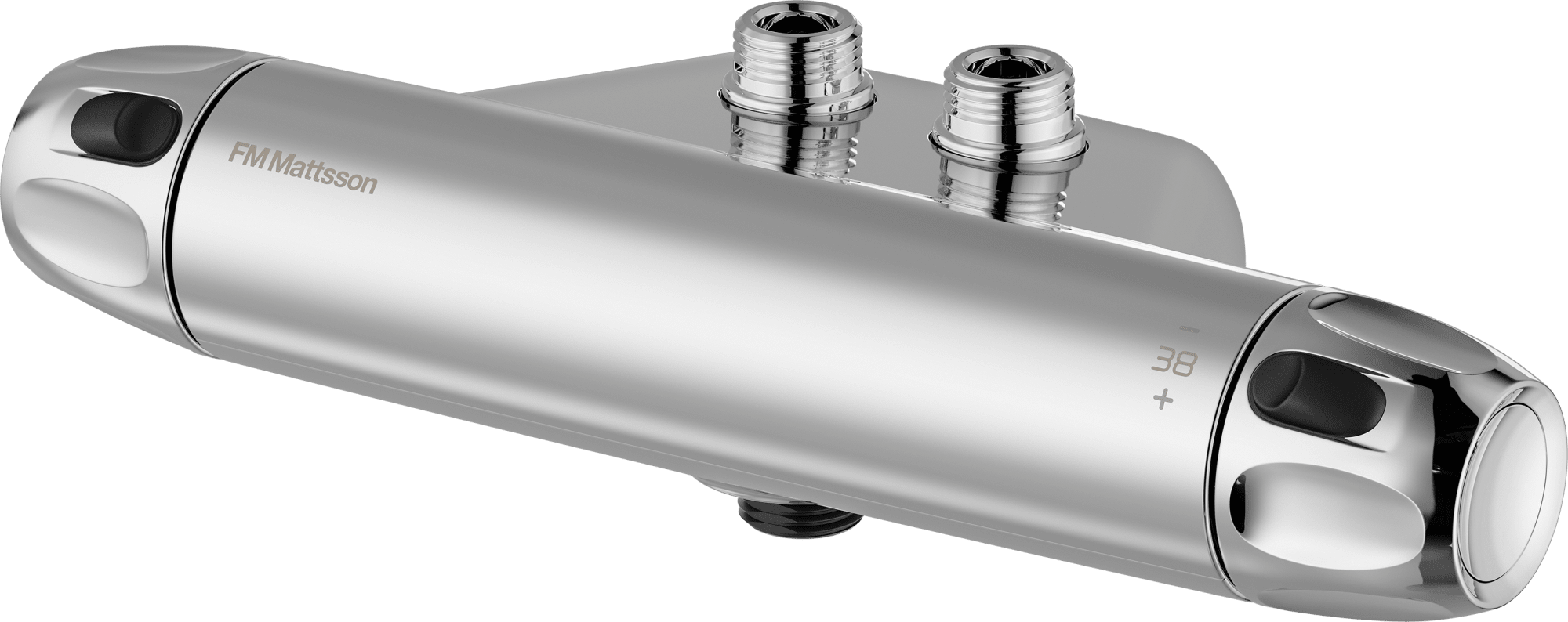 FM Mattsson 9000XE Termostat Duschblandare Krom med Eco Flow och Blyfri Funktion