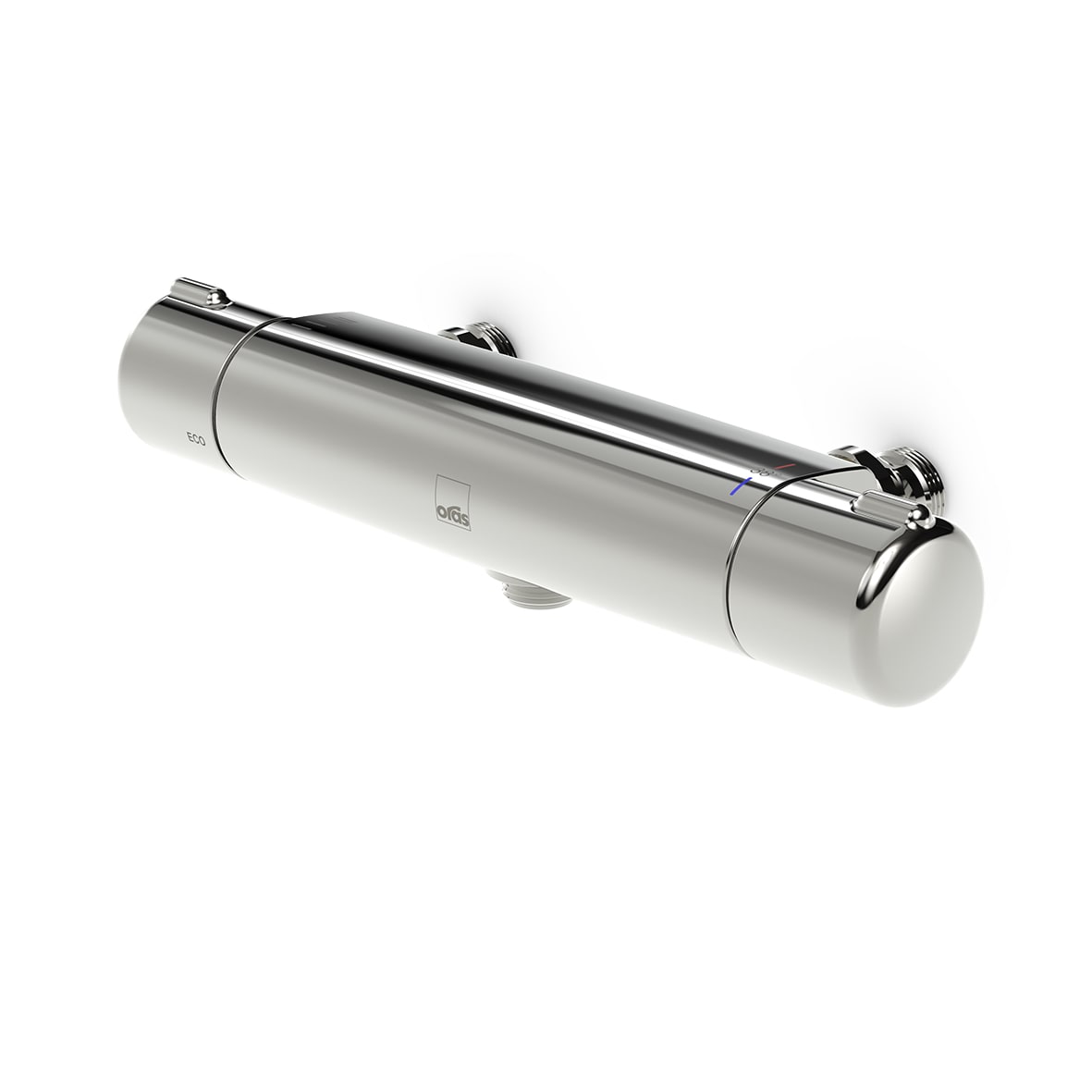 Oras Nova 7464GL blyfri termostatblandare för dusch, krom, 160cc