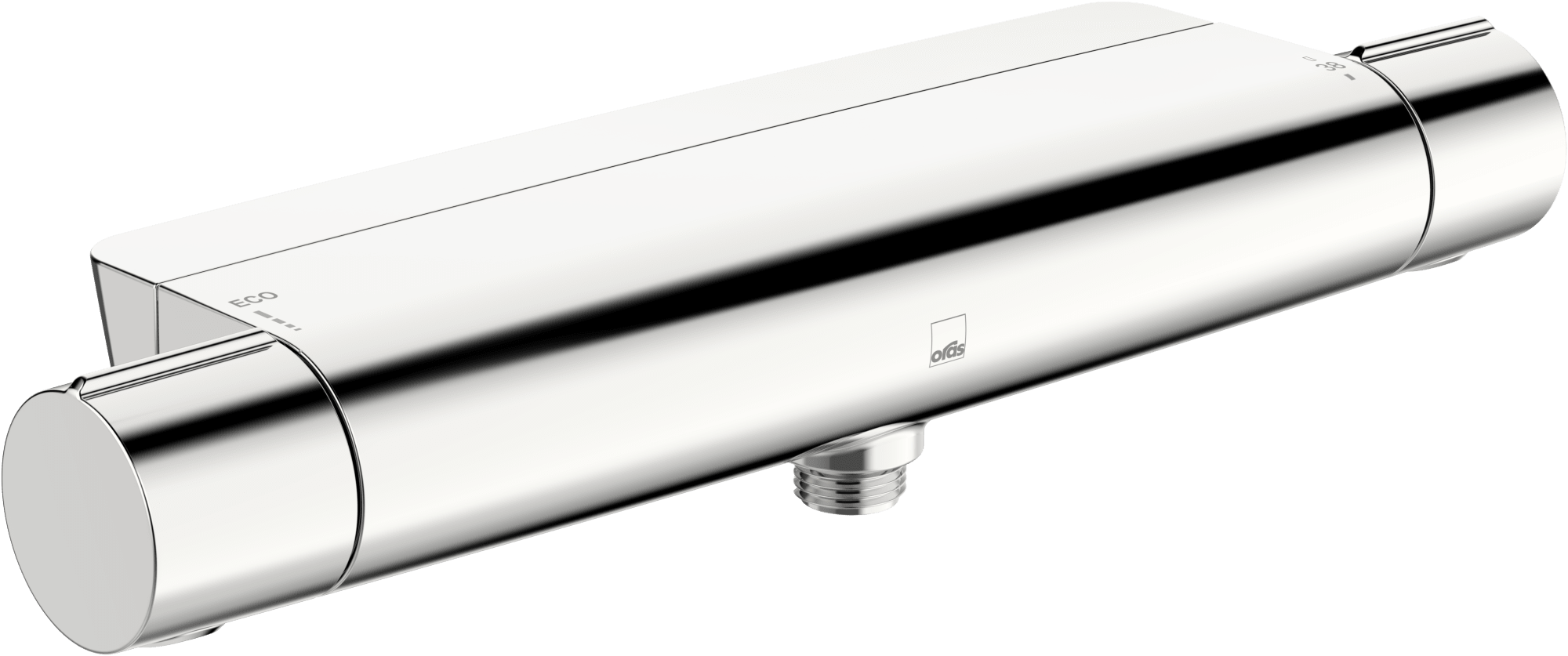 Oras Optima Style 7150N, 160cc Termostatblandare för dusch med magnethylla