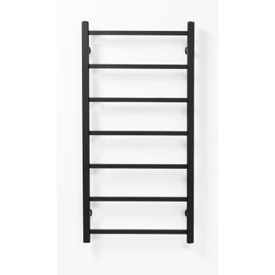 Alterna Divario Square Handdukstork 100x50 cm Svart - Vattenburen Värme