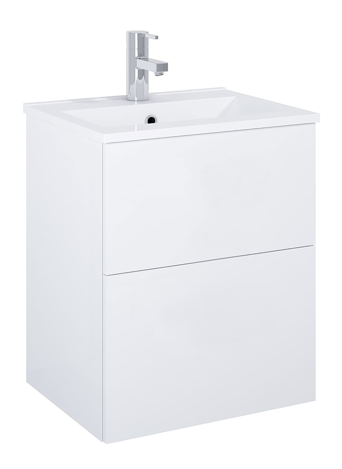 Alterna | Isella 50 Vit | Badrumsskåp Mjukstängande Lådor | VVSOUTLET | RSK 8845376