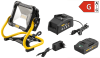 REMS Lumen LED-byggstrålkastare Batteridriven 2800lm RSK 1947422 – sidovy