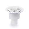 Purus Golvbrunn 75mm Bottenutlopp Vit Automatisk Klämrin - RSK 7113929