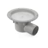 Jafo Golvbrunn PS 75 UMP Sidoutlopp 75mm Grå - RSK 7110822