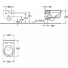 Ifö ICON Rimfree WC-skål För Inbyggnad - Hygienisk Design - RSK 7857004 bild 2