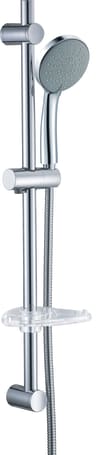 Alterna Duschset Terzo T3 med 3-strålig handdusch och förkromad yta