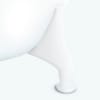Ifö BKFF - Bensats | Stativ 170x610x335 mm, Vit Plast | Badrum | RSK 7314080 bild 1