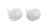 Ifö Premont bälg 2-pack för inbyggnadscistern, vit, metall