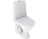 IFÖ Pala WC-stol med mjuk sits, limmat, vit, 420 mm sitthöjd S-LÅs