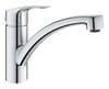 GROHE Eurosmart köksblandare — framifrån med låg pip och ettgrepp