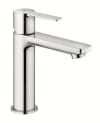 GROHE Lineare tvättställsblandare — ettgrepp krom med pop-up ventil framifrån