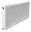 Altech panelradiator K21 600x800 mm vit RAL 9016 framifrån, RSK 6738856