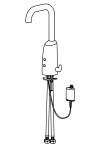 Oras Electra 6330FZ Tvättställsblandare 120mm - Beröringsfri - RSK 8430611 – detalj