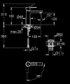 GROHE Lineare Tvättställsblandare Ettgrepp med Pop Up-Ventil Krom 8278278 bild 2