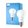 Philips LED-lampa 9,5W E27 3000K matt glödlampa framifrån, RSK e8291386