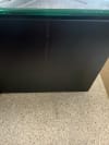 Alterna Ariella X90 Spegelskåp med LED-belysning, svart, 900x700x152mm – ovanifrån