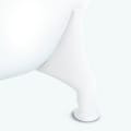 Ifö BKFF - Bensats | Stativ 170x610x335 mm, Vit Plast | Badrum | RSK 7314080