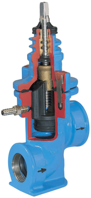 Industri Belos Spolpostventil 32mm Rostfri Stålspindel - RSK 4303551