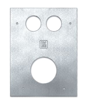 LK Avloppsfixtur c/c 40 för fixering av väggbockstöd, stål, 100x170 mm