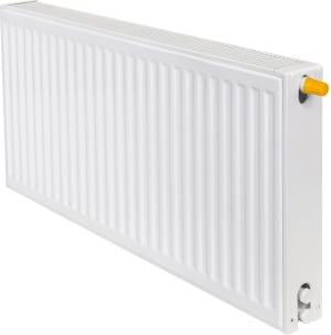 ALTECH element PANELRADIATOR D22-600-1300 MED INTEGRERAT KOPPEL VÄNDBAR RAL9016