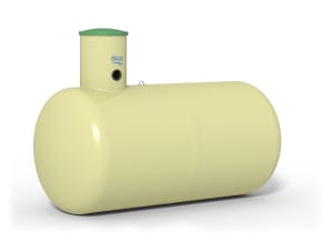 VPI sluten tank 6000 l liggande Avloppstank RSK 5616132