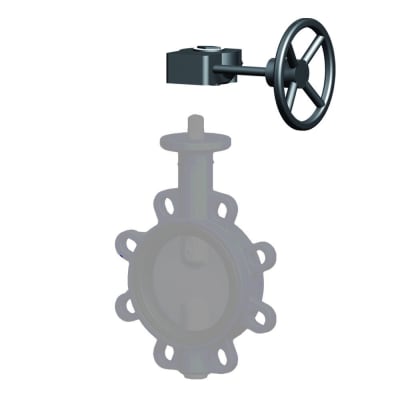 ARI IASE07 Snäckväxel DN125-200 för vridspjällsventiler