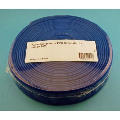 CARAT Avtappningsslang PVC 25MM 10M - Artikelnummer 40554