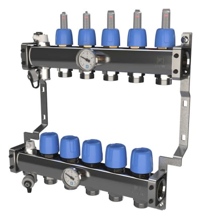 LK | RF 4 4 Kretsar | Golvvärmefördelare | VVSOUTLETv | RSK 2419352