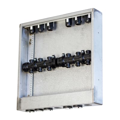 Uponor Fördelarskåp 400x400x70mm Aluzink 10 Anslutningar - RSK 2054817