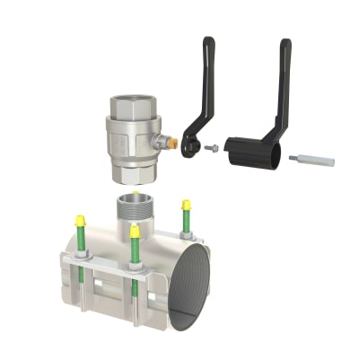 NoTap Kulventil 133-155mm Rostfri - För VVS-installationer - RSK 5085778