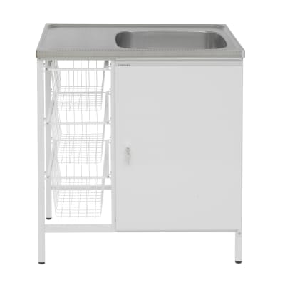 Contura CAB8 Tvättbänk 800x600x900mm - Låsbart Skåp - RSK 8032404