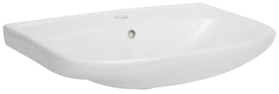 Alterna Basic Tvättställ 57 cm Vit Porslin Konsolmontage - RSK 7606534