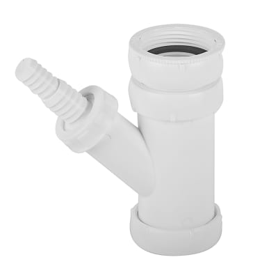 Faluplast Grenrör 40mm Slanganslutning Vit - För Avlopp - RSK 8082415