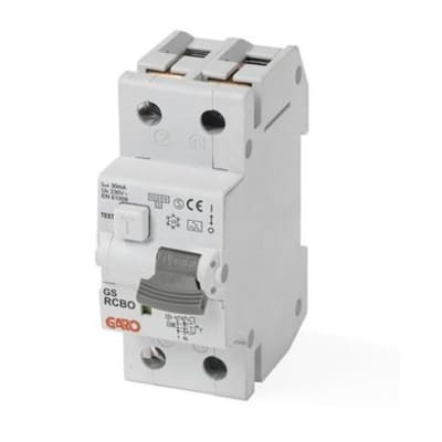 GARO Personskyddsbrytare 10A 2-polig C-karakteristik - E2163248