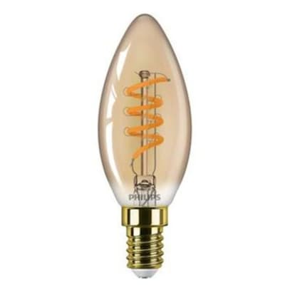 Philips LED Klotlampa E14 5W Guld - B35 Lampa - E8296583