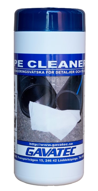 ESAL Rengöringsduk 100st 190x170mm för PE-rör och svetsning