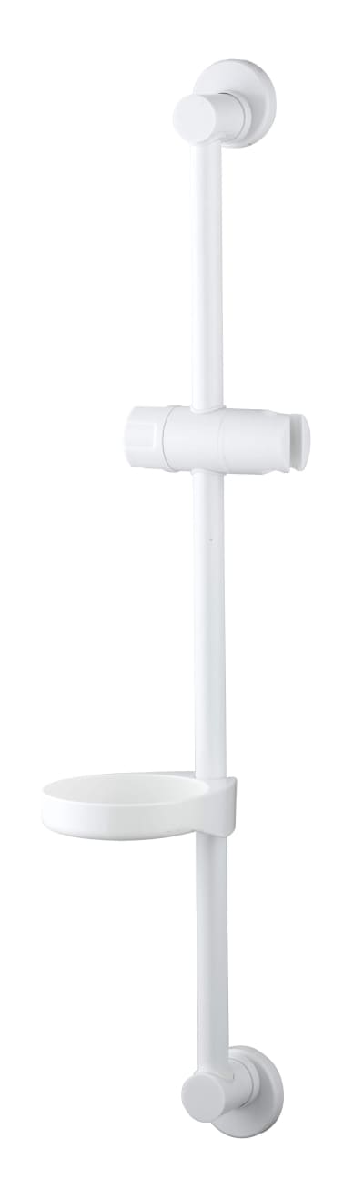 Alterna Primeo Duschstång Vit med Väggfästen och Tvålkopp - RSK 8194756