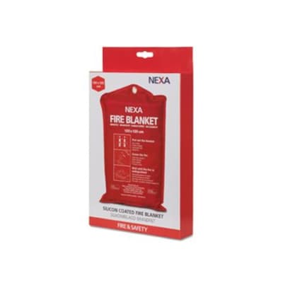 NEXA Brandfilt Silikon Röd 120x120 cm - Brandskydd - E1693905